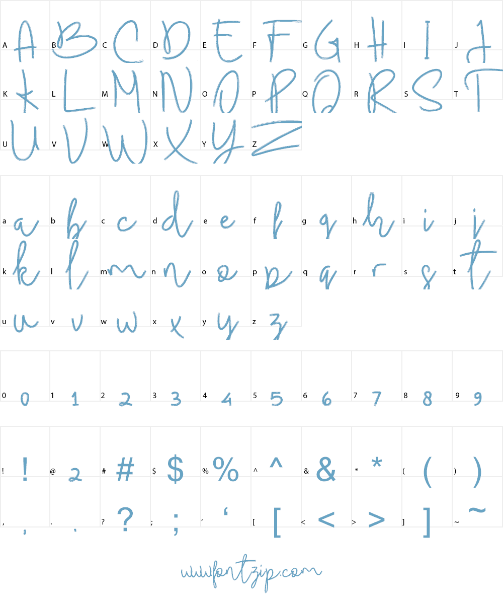 Budhayanti Script Font Character